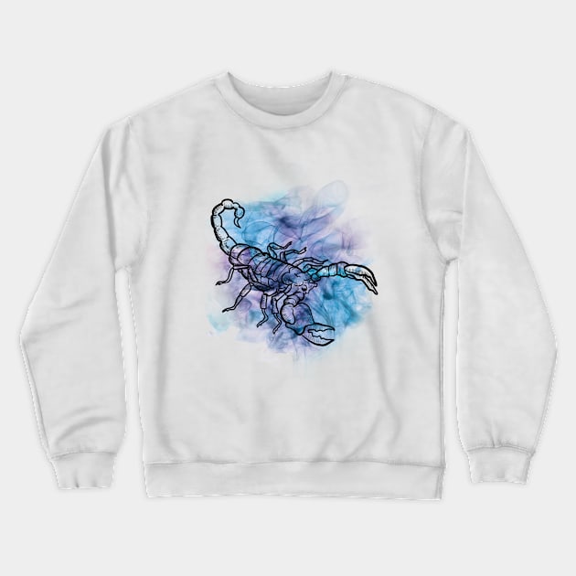 Scorpion Lover Design Crewneck Sweatshirt by LetsBeginDesigns